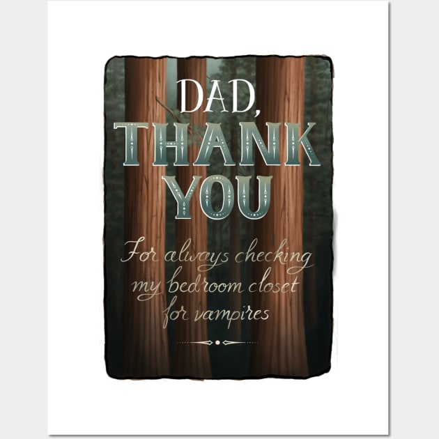 Thanks, Dad Wall Art by Alayna Paquette